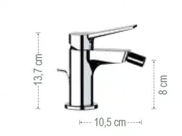 SLASH & DOT - Countertop single handle bidet mixer by Remer Rubinetterie - view 3